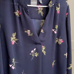 Navy Blouse